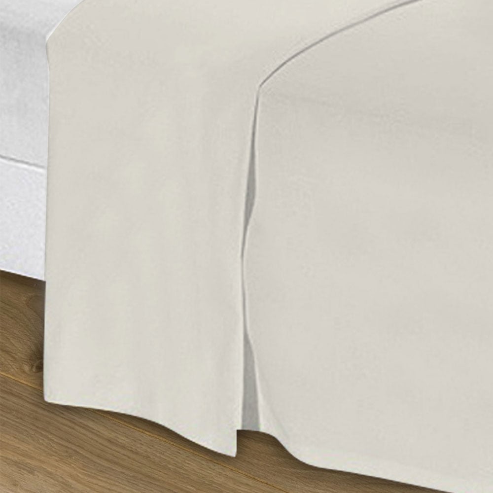 Drap plat Percale ivoire