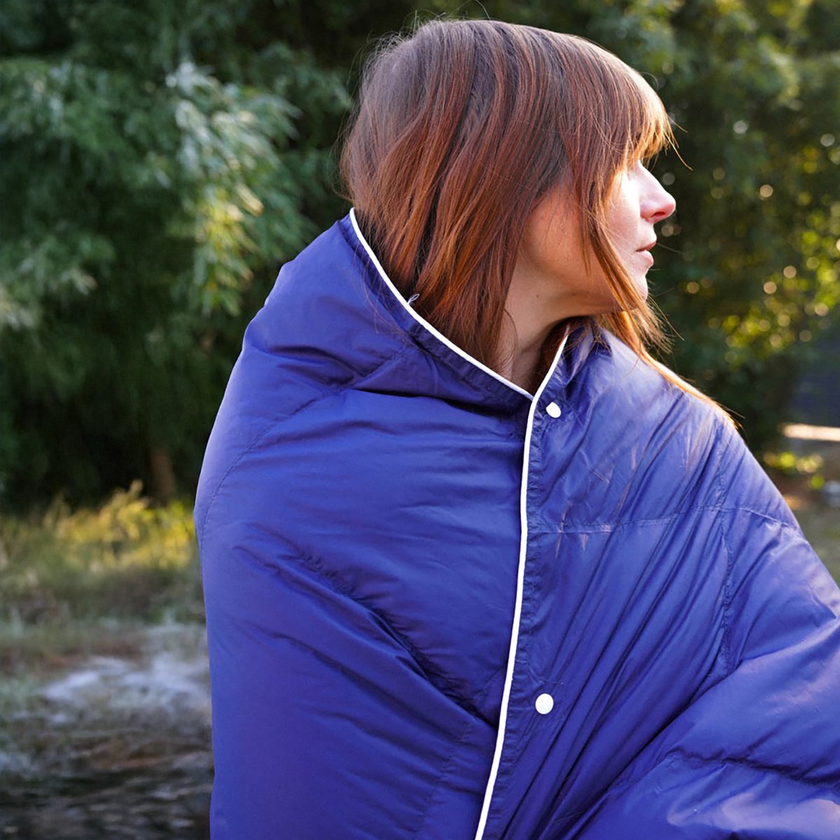 Plaid duveteux nomade 2 en 1 évasion