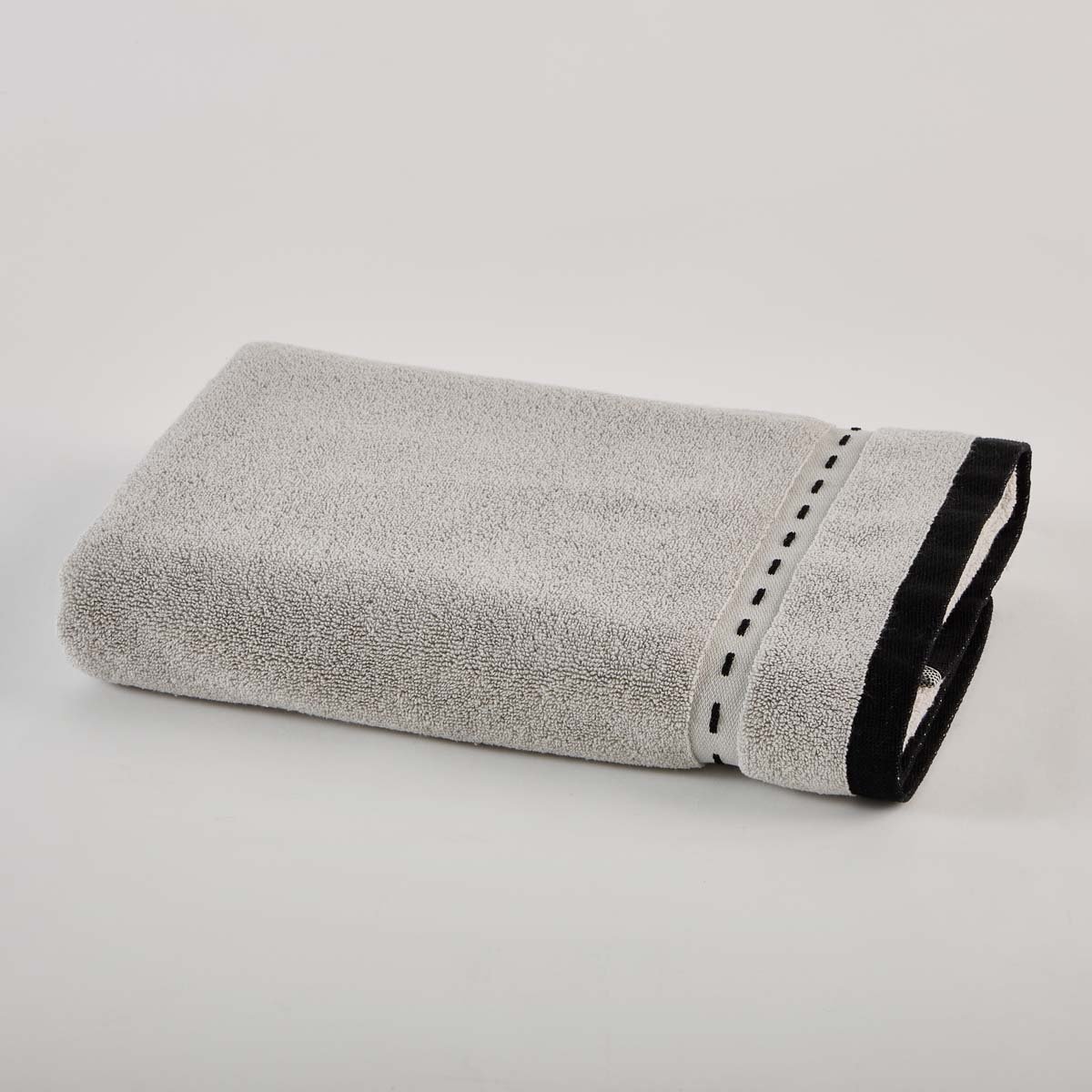 Drap de douche PURE WHITE - Coton Modal - Gris