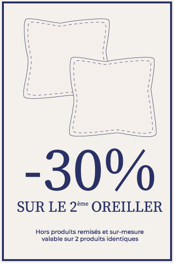 2nd oreiller à -30%
