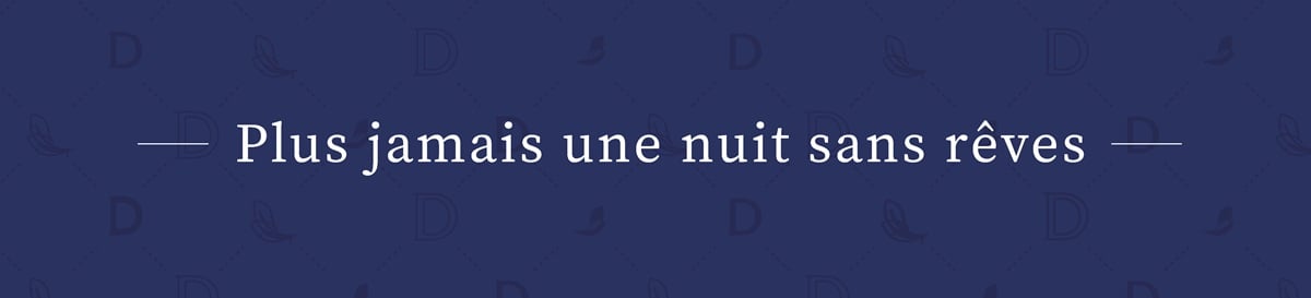 Plus jamais une nuit sans rêves