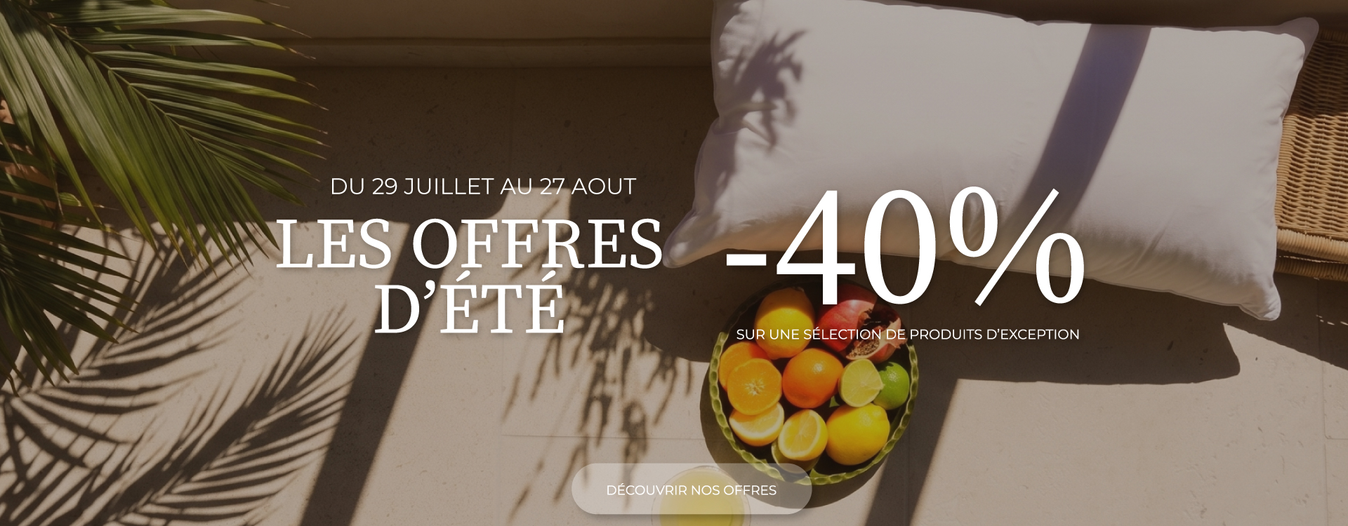 Offres d'été